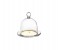 Cok CE-158-NM02N 12.3 cm Glass Container with Round Base - Orange 1 in UAE