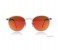 Ray-Ban RB4224 650/6Q 49-20 Round Clear Frame & Red Mirrored Sunglasses for Unisex 3 in UAE