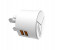 Vidvie PLB-105 2.4A 3 Pin Adapter with Micro Cable for iPhone - White 3 in UAE