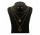 The Mercella 18K Gold Plated Multi Strand Necklace Set 61172635 4 in UAE