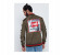 Lynk LY10038 Printed Bomber Jacket For Men XXL - Green 2 in UAE