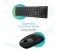 Promate Keymate-2 2.4Ghz Ultra-Slim Arabic Wireless Keyboard and Mouse, Black 4 in UAE