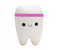 Squishy Jumbo Teeth Stress Reliver Toy UBS12 White and Pink 1 in UAE