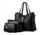 AKM AKM015 3PCS Rich Quality Womens Shoulder & Handbags - Black 1 in UAE