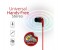 Promate Chrome Metallic Multifunction Stereo Headphones with Microphones, Red 2 in UAE