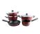 Royalford RF7623 9 Pieces Cookware Set - Brick Red 1 in UAE