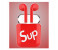 Sup i7S Wireless Bluetooth In-Ear Earphones Invisible In-Ear Stereo Music Earbuds - Red 4 in UAE