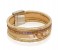 AF Italian Design 4 layer Drop Magnetic Lock Bracelet Sparker 31585 Gold 1 in UAE
