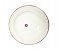 Qualitier QA-IP-1004 26.5 CM Drape Platinum Dinner Plate - White 1 in UAE