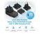 Promate PowerHub-4 6.8A High Speed USB Wall Fast Charger with 4 USB Ports, Black 2 in OMAN