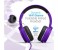 Promate Encore Lightweight Stereo Wired Heaphones with Padded Foldable Headband, Purple 2 in UAE