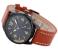 Cureen Leather Starp Watch For Men, Brown & Blue - p6 6 in UAE