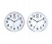 Geepas GWC4816 Wall Clock Taiwan Movement Silver and Gold 1 in UAE