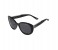 Chopard SCH188S 0700 Oval Shiny Black Frame & Smoke Grey Mirrored Sunglasses for Women 1 in UAE