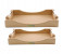 Royalford RF8285 2 Pieces Leather Tray - Beige 1 in UAE