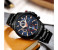 Curren 8275 Analog Business Watch For Men Black and Blue 3 in UAE