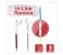 Promate Tribe Tangle Free Handcrafted Fabric Braided Earbud with Mic Earphones, Red 5 in UAE