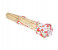 In-House Lb-1019 Bamboo Folding Laundry Basket - Red 2 in UAE