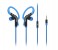 Promate Snazzy Premium In Ear Noise Isolating Sweatproof Earhook Earphone with Copper Cable, Blue 1 in OMAN