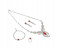 The Mercella 18K Silver Plated Italian Design Necklace Set 61174378 6 in UAE
