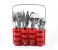 Epsilon EN4110 24 Pcs Cutlery Set 1x24 Red 1 in UAE