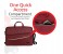 Promate Charlette 15.6 inch Modern Styled Messenger Bag, Red 2 in UAE