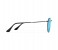 Ray-Ban 0RB3447 002/40 Round Gunmetal Frame & Sky Blue Mirror Mirrored Sunglasses for Unisex 4 in OMAN