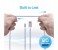 Promate LinkMate-U2M Heavy Duty Mesh Armored Micro-USB Sync & Charge Cable - Silver 3 in UAE