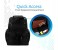 Promate Voyage 15.6 inch Stylish Business Design Laptop Backpack, Black 5 in UAE