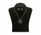 Flower Shape Silver Plated Necklace Set 61172599 4 in UAE
