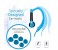 Promate Gaudy Universal Vibrant In Ear Sweatproof Gear Buds Headphones with Noise Cancelling, Blue 3 in UAE