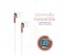 Promate Chrome Metallic Multifunction Stereo Headphones with Microphones, Champagne 5 in UAE