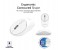 Promate Clix-2 2.4Ghz Wireless Mouse with USB Adapter, White 4 in UAE
