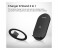 Promate AuraDock-3 Qi Wireless Charging Pad with Detachable Stand, Black 4 in UAE