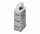 Prestige PR54050 4 Way Stainless Steel Box Grater, Silver & White 1 in UAE