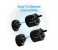 Promate UniPro.2 Universal World Travel Adapter Wall Charger with USB Charging Port, Black 5 in OMAN