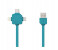 ALLOCACOC 9003BL 3 In 1 USB Cable Blue 1 in OMAN
