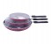 Prestige PR21784 3 Pieces Non-Stick Fry Pan Set, Red 2 in UAE