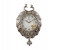 Geepas GWC3397 Wall Clock with Pendulum - Silver 1 in UAE