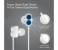 Promate Ivory Super Bass Dual Driver In-Ear Stereo Earphones, Blue 2 in OMAN