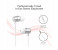 Promate Travi Dynamic In-Ear Stereo Earphones with In-Line Microphone - White 2 in UAE