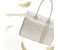 Promate Nicole 15 inch Premium Trendy Ladies Tote Bag for Laptop with Multiple Pockets, Cream 6 in UAE