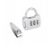 Taqdeer 713B-2 3 Digit Zinc Alloy Resettable Combination Code Locks Password Padlock and a Nail clipper Silver 1 in UAE