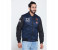 Hunder Story OU10082 Mens Biker Jacket XXL - Blue 1 in UAE