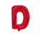 Party Time D-RE-803379 Letter D 16 Inch Foil Balloon Red 1 in UAE