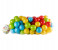 DND DDTR034 100 Piece Pool Ball Multicolor 3 in UAE