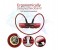 Promate Match Neckband Bluetooth Headphone, Maroon 2 in UAE