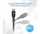 Promate UniLink-LTC2 USB Type-C OTG Cable with Lightning Connector - Black 6 in OMAN