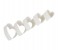Prestige PR8052 5 Pieces Plastic Heart Shape Pastry Cutter Set, White 1 in OMAN