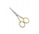 Tips & Toes TT-027 Stainless Steel Safety Ear & Nose Scissors - Goldplated 1 in UAE